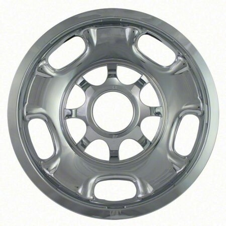 Coast2Coast 17", 5 Spoke, Chrome Plated, Plastic, Set Of 4, Compatible With Steel Wheels IWCIMP84X